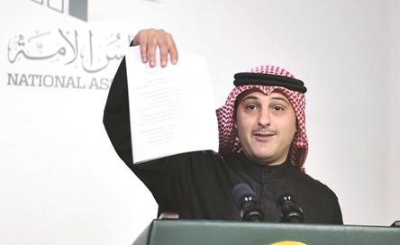 أحمد الفضل متحدثا﻿