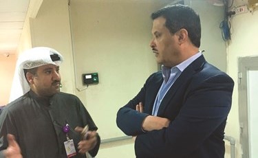 وزير الصحة تفقّد «مكي جمعة» بعد الحريق