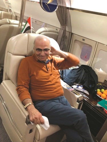  ﻿لقطة متداولة للفريق أحمد شفيق أثناء عودته من الامارات إلى القاهرة﻿