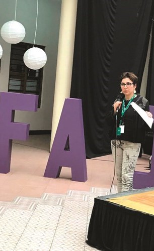 رئيسة اللجنة التنظيمية للمهرجان تيني ماتن﻿