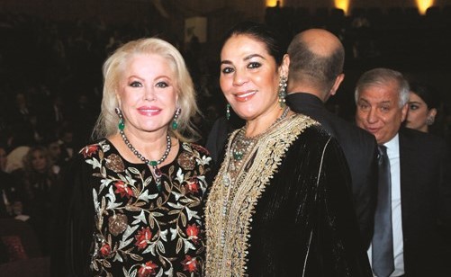 نجاة بناني سميرس والشيخة بولا الصباح﻿