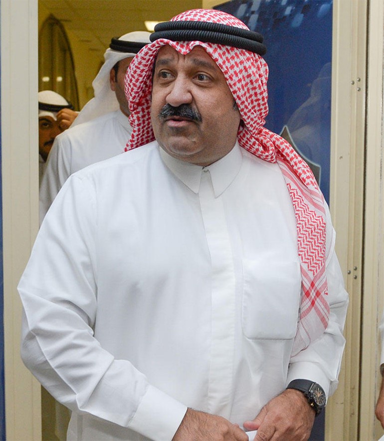 رئيس الاتحاد الكويتي لكرة القدم الشيخ أحمد اليوسف