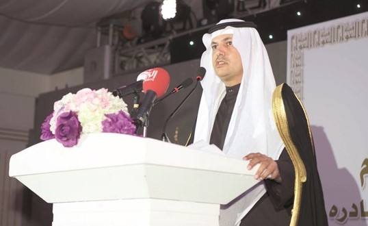 فهد فلاح بن جامع متحدثا﻿