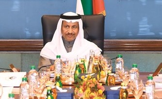 سمو الشيخ جابر المبارك مترئسا اجتماع مجلس الوزراء﻿