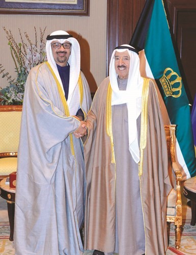 صاحب السمو الامير مع اسامة ابراهيم الدعيج﻿