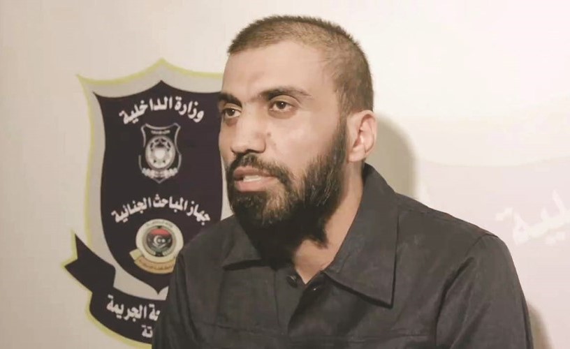 المتهم هشام العوكلي الذي شارك في المذبحة﻿