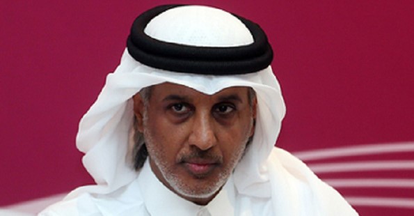 رئيس الاتحاد القطري لكرة القدم الشيخ حمد بن خليفة آل ثاني 