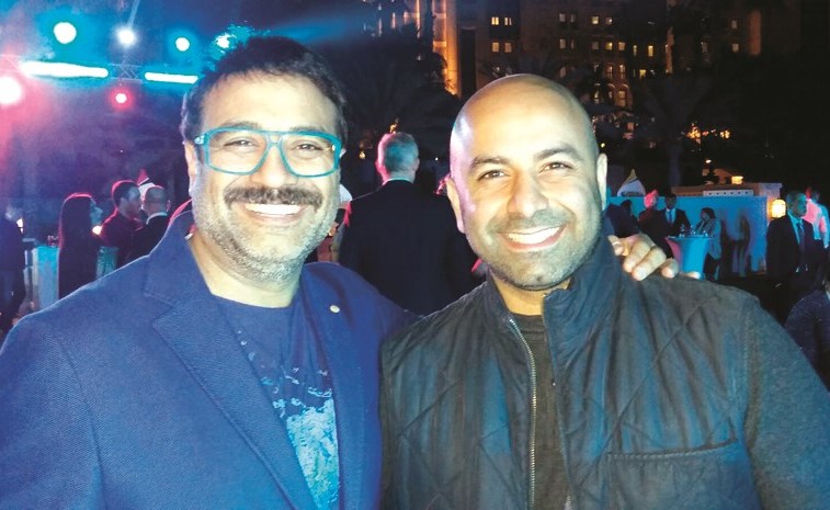 النجم خالد أمين والمخرج عبدالله بوشهري﻿