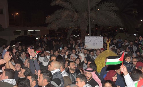 بالفيديو.. الكويت تنتفض للقدس
