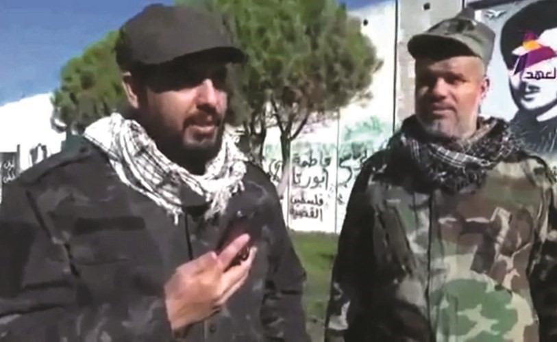 صورة عن الفيديو لقيس الخزعلي خلال جولته في الجنوب﻿