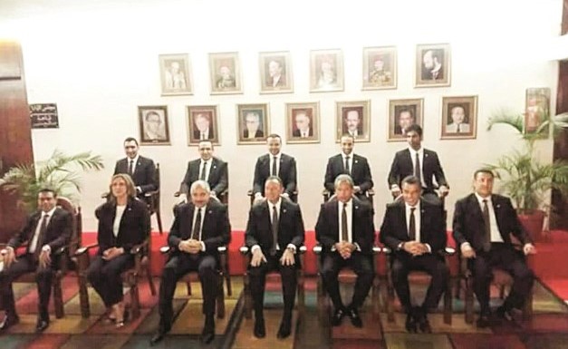الخطيب مترئسا أول اجتماع لمجس الإدارة ﻿