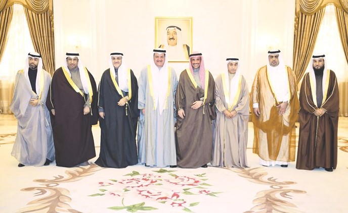 رئيس مجلس الأمة مرزوق الغانم ونائبه عيسى الكندري وراكان النصف ود.خليل عبدالله والحميدي السبيعي وعمر الطبطبائي وم.عادل الخرافي ويبدو علام الكندري﻿