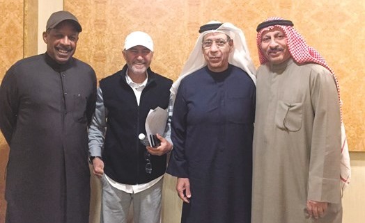 بديح والشمري مع مطلق نصار وعبد اللطيف الرشدان﻿