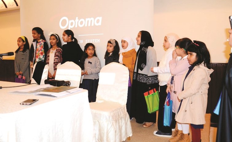 من الأطفال المشاركين في الملتقى﻿