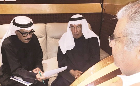 أنور عبدالله مع البناي والرويشد والتجهيز للأغنية﻿