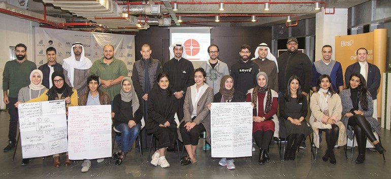 رواد الأعمال المشاركون في الدورة التدريبية﻿