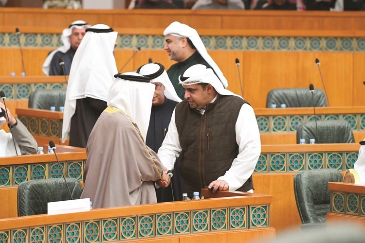 سمو الشيخ جابر المبارك وراكان النصف﻿