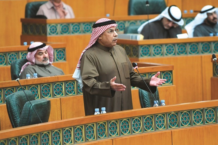  ﻿الشيخ خالد الجراح متحدثا﻿