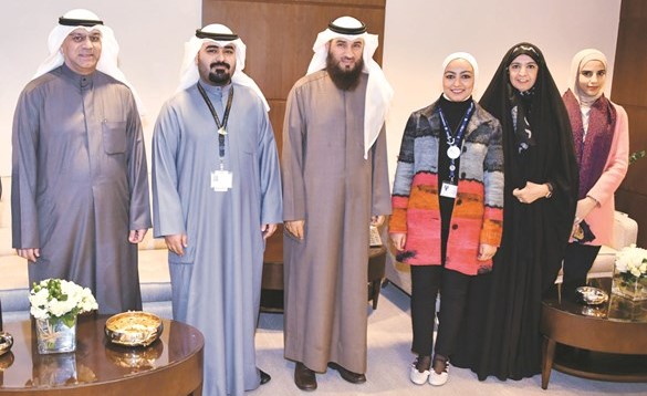 الأمين العام أثناء افتتاح المركز﻿