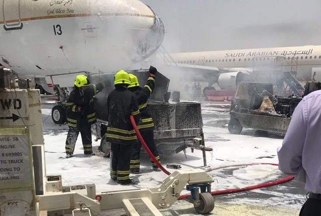 السعودية: السيطرة على حريق بطائرة "السعودية" القادمة من الكويت