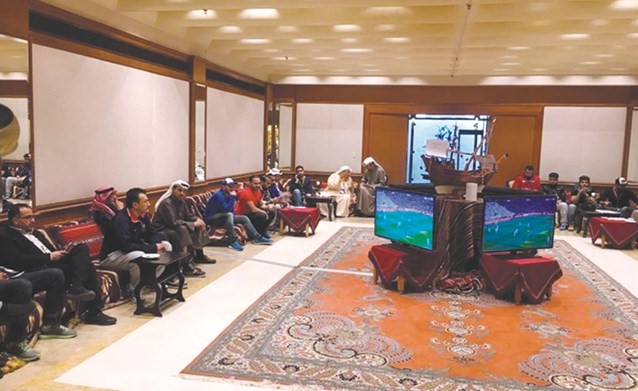 الإعلاميون يتابعون الكلاسيكو﻿