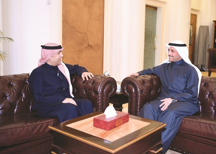 الرئيس الغانم والسفير البديوي﻿