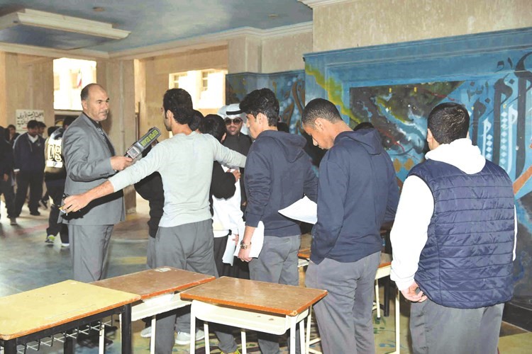 إجراءات تفتيش في ثانوية ابن العميد	 (قاسم باشا)﻿