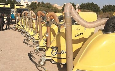 معدات النظافة قبيل الفحص الدوري﻿