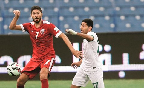 وسام رزق في آخر مشاركة له مع قطر في خليحي 22﻿
