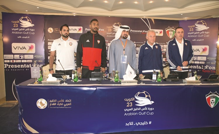 زاكيروني خلال مؤتمر المنتخب الإماراتي 	( محمد هنداوي )﻿