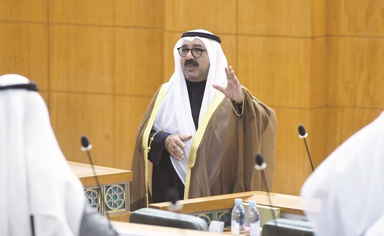 النائب الأول لرئيس الوزراء ووزير الدفاع الشيخ ناصر صباح الأحمد﻿