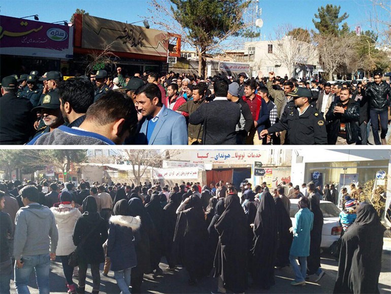 صورة متداولة لجانب من المظاهرات اليوم في مشهد