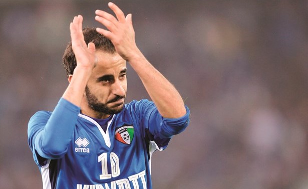 لاعب منتخبنا الوطني عبدالله البريكي﻿