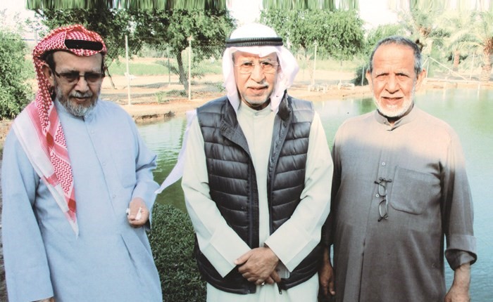 خليفة ويوسف وعبدالعزيز الحليل في العبدلي