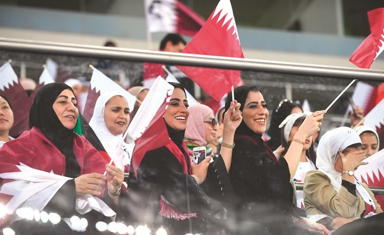 جماهير العنابي ساندت منتخبها	 (هاني الشمري)﻿