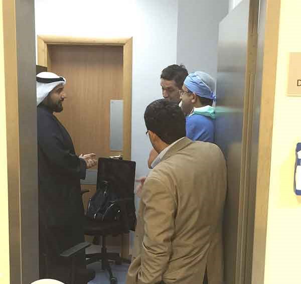 وزير الصحة يتفقد مستشفى العدان ومركز الدبوس للقلب