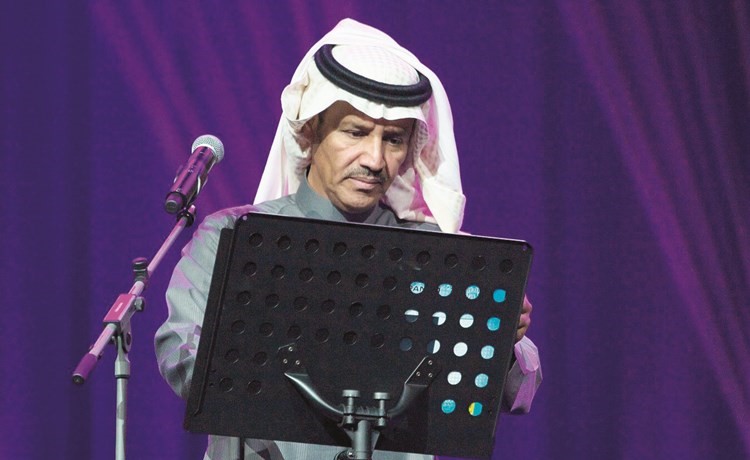 خالد عبدالرحمن في الحفل﻿