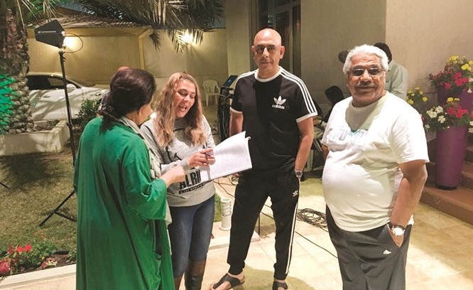 من اجواء تصوير هم نوايا﻿
