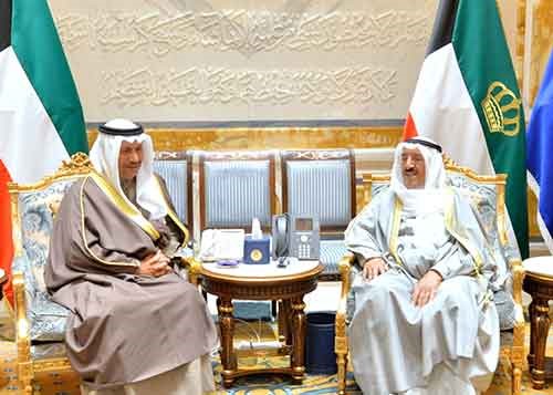   صاحب السمو مستقبلا سمو رئيس مجلس الوزاء 
