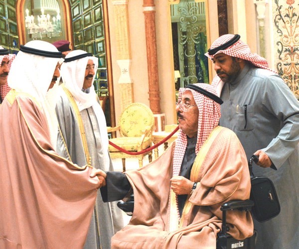 الشيخ جابر الخالد مرحبا بضيف الكويت﻿
