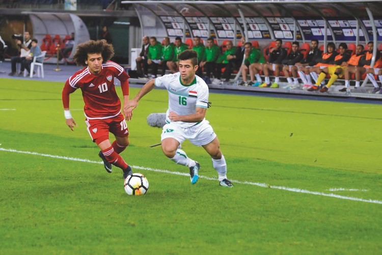 العراقي حسين علي يتخلص من ملاحقة الإماراتي عمر عبدالرحمن عموري (قاسم باشا)﻿