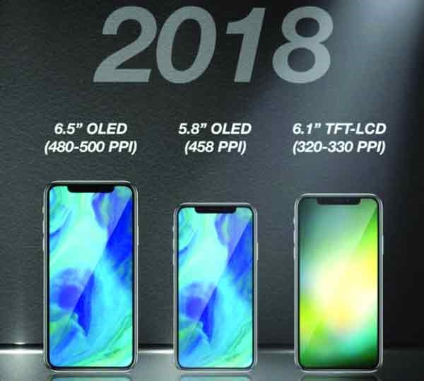 لعشاق الـ «آيفون»..انتظروا 3 إصدارات جديدة خلال 2018