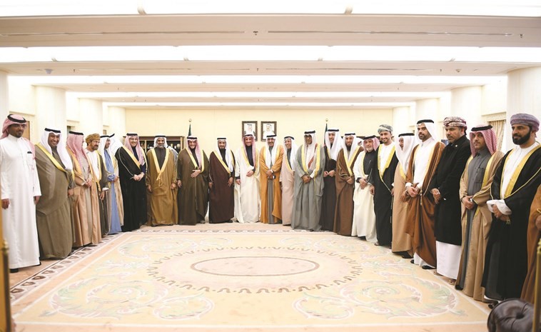 رئيس مجلس الامة مرزوق الغانم مستقبلا رؤساء واعضاء الوفود البرلمانية المشاركة في أعمال الاجتماع العاشر للجنة التنسيق البرلماني والعلاقات الخارجية﻿