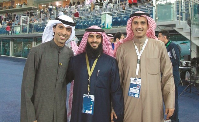 الشيباني مع وليد علي وفهد الهملان﻿