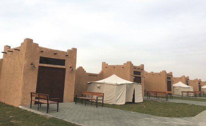 استراحات تراثية تحاكي الماضي والحاضر﻿