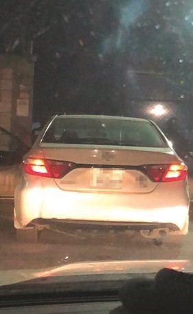 السيارة التي كان يستقلها الوافدان﻿