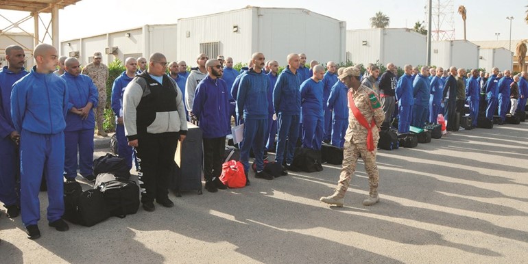 بالفيديو.. 88 مجنداً دشنوا الخدمة الوطنية العسكرية