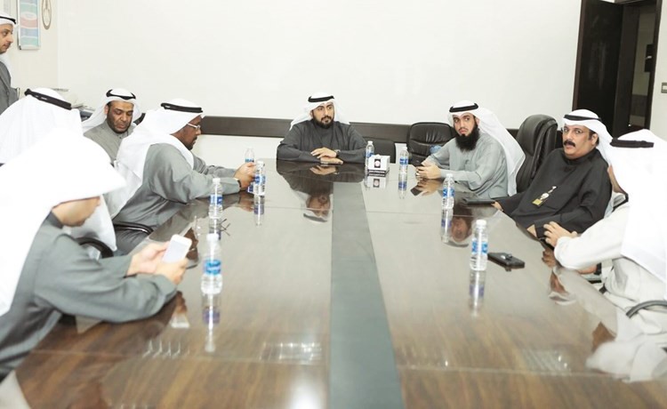 د.باسل الصباح خلال اجتماعه مع قيادات الصحة﻿