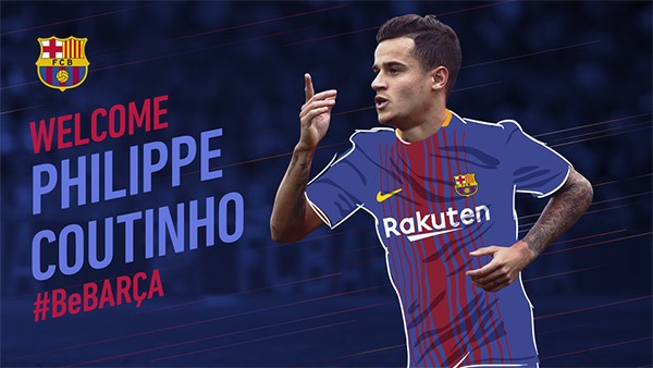 نادي برشلونة يتعاقد مع البرازيلي فيليب كوتينيو