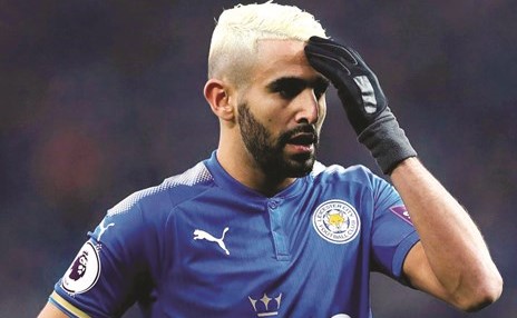 المهاجم الجزائري الدولي رياض محرز﻿